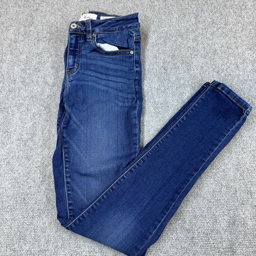 Kancan Annaka Mid Rise Super Skinny Jeans Womens 25 Medium Wash Stretch - Picture 14 of 14